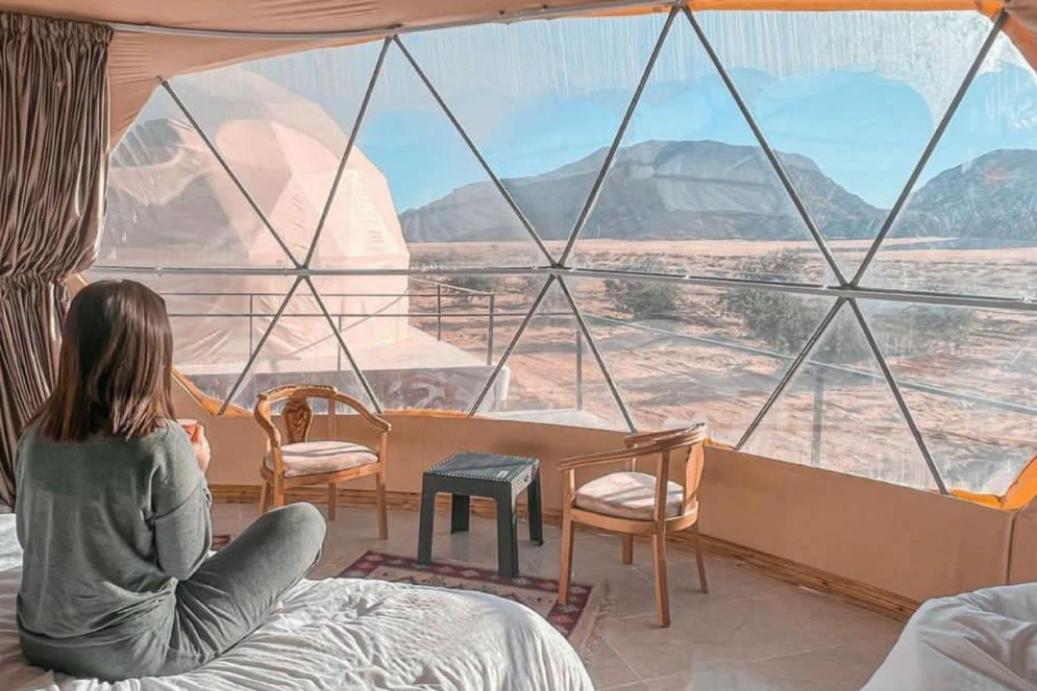 Adel Rum Camp Bubbles Wadi Rum Exterior foto